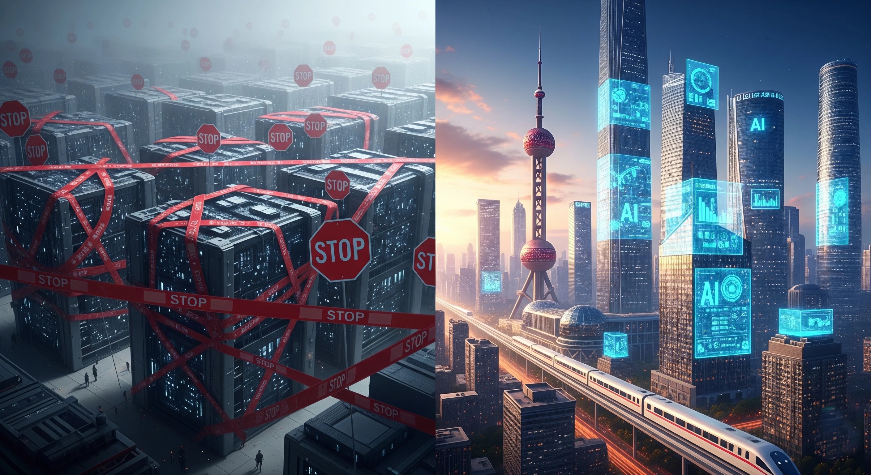 While California Blocks a $10B Data Center, China Is Building 10 a Month