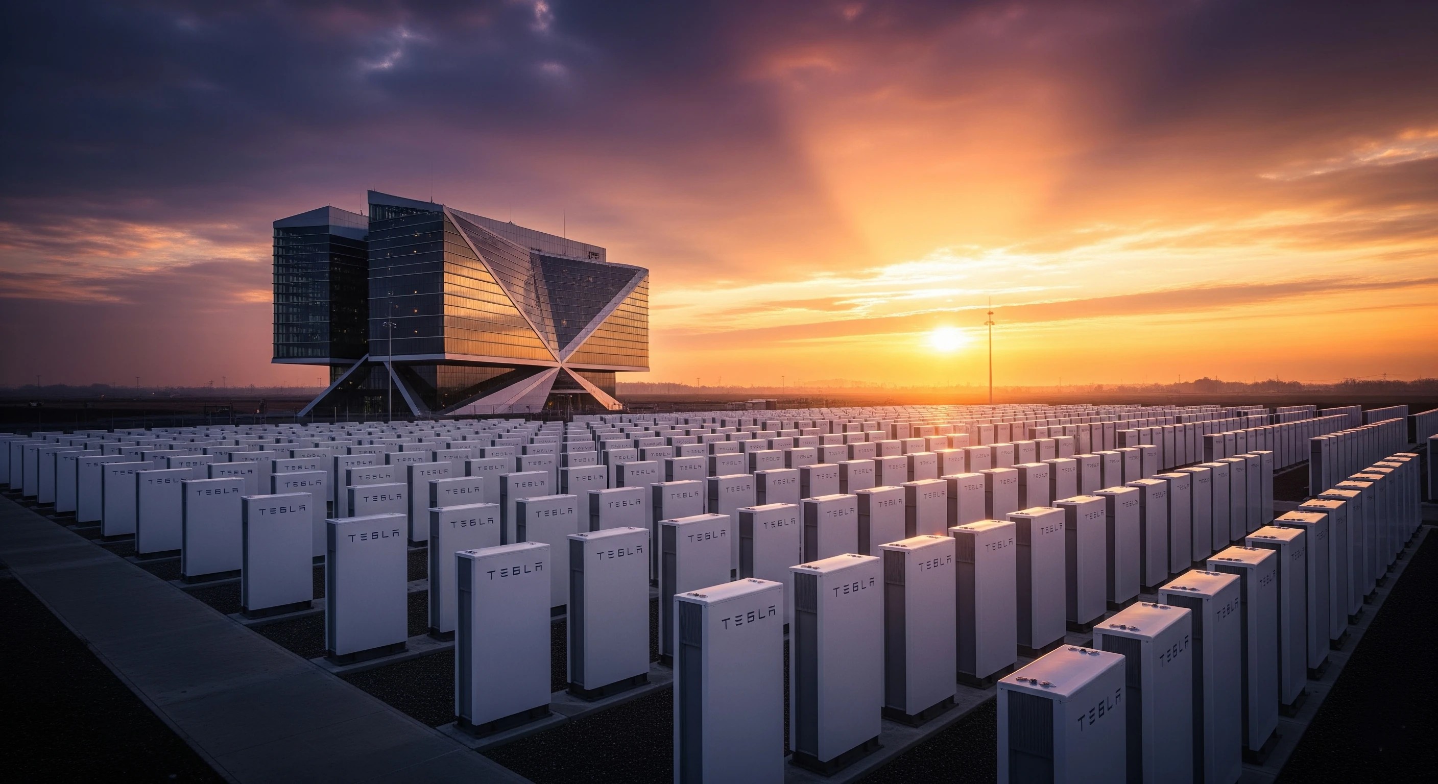 220 Tesla Megapacks: The Largest Battery Deployment at Any American Data Center